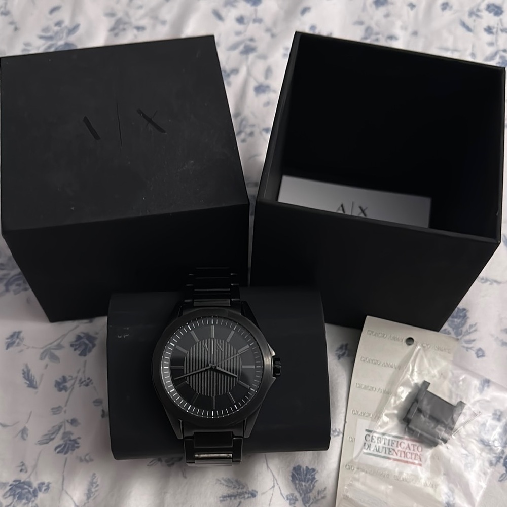 Armani Exchange Dark Tone Watch